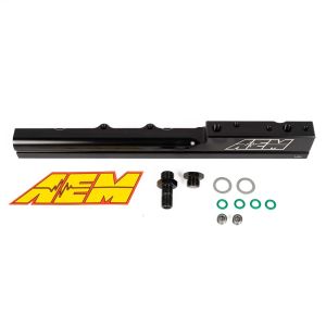 AEM Rampe Injecteurs High-Flow Noir Aluminium Honda Civic,CRX,Del Sol