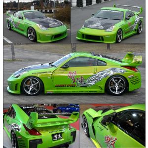 Chargespeed Kit Large Carrosserie Super GT Style Polyester Nissan 350Z