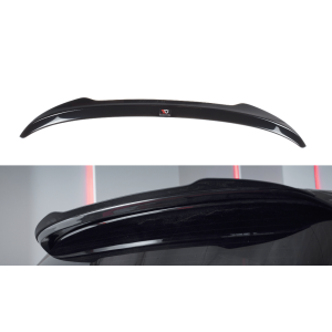 Maxton Arrière Extension d'Aileron Noir Brillant Plastique ABS BMW 1 Serie LCI