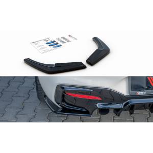 Maxton Arrière Lame de Pare-Choc Noir Brillant Plastique ABS BMW 1M LCI