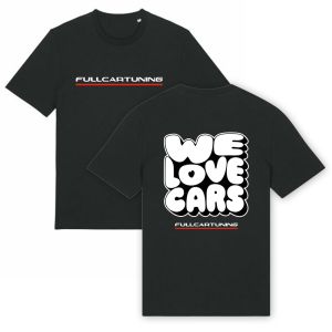 Fullcartuning T-Shirt We Love Cars Noir