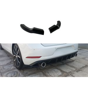 Motordrome Arrière Lame de Pare-Choc Noir Plastique ABS Volkswagen Golf