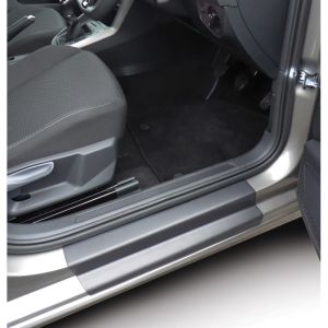 RGM Seuils de portes Noir Plastique ABS Volkswagen Polo