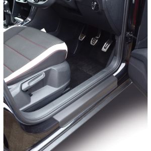 RGM Seuils de portes Noir Plastique ABS Volkswagen T-Roc