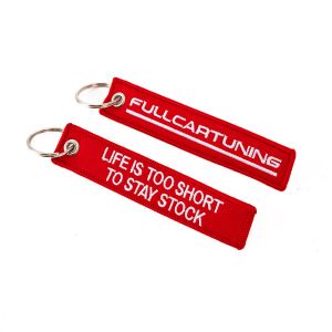 Fullcartuning Porte Clé Life Is Too Short To Stay Stock Rouge