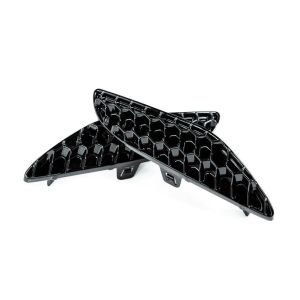 Acexxon Arrière Insert réflecteur 3D Honeycomb Style Noir Brillant Plastique BMW X5,X6