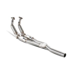 Scorpion Exhausts Catalyseur sportif Twin High Flow 63.5mm Acier Inoxydable Volkswagen Golf