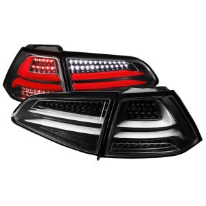 SK-Import Phare Arriere LED Fond Noir Transparent Volkswagen Golf