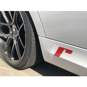 JR-Wheels Autocollant Full Color Rouge - Blanc